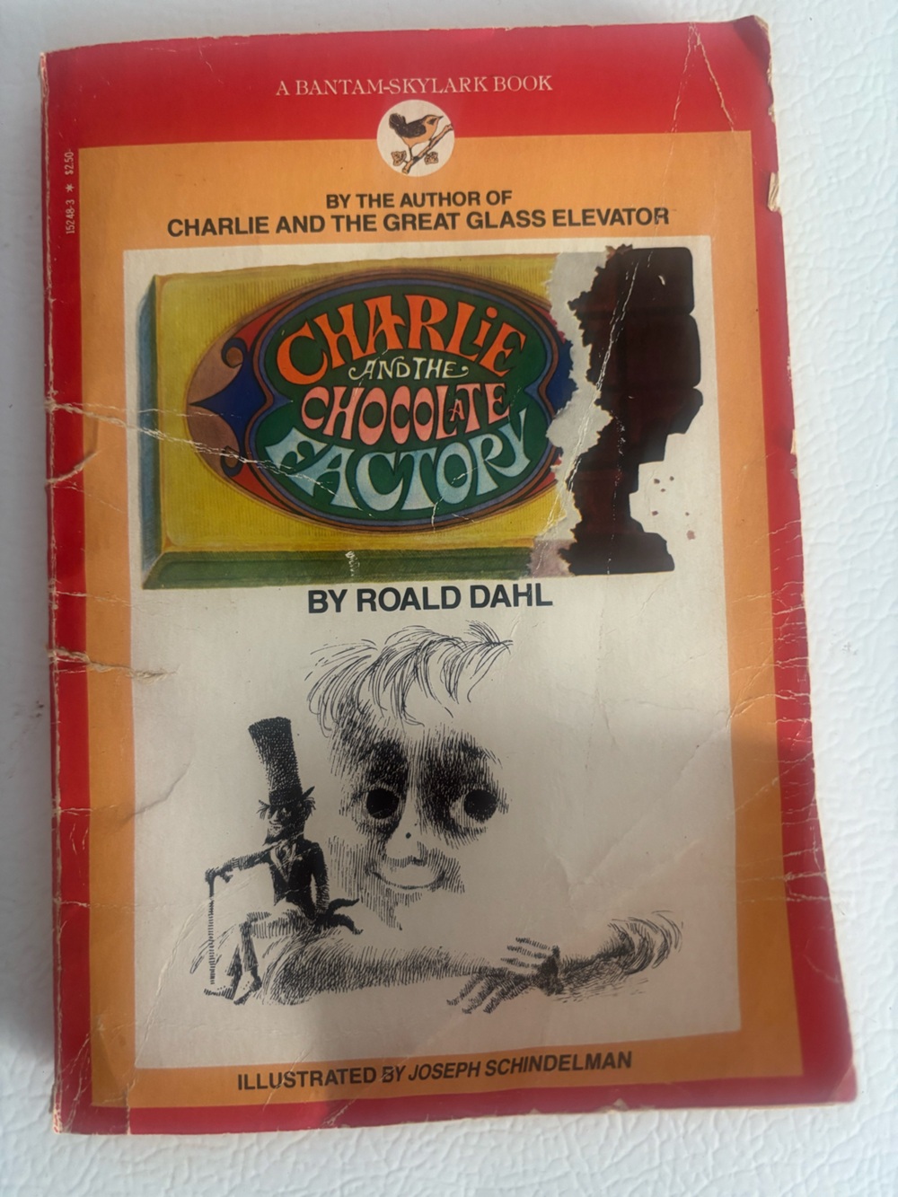 Vintage Charlie and the chocolate factory book